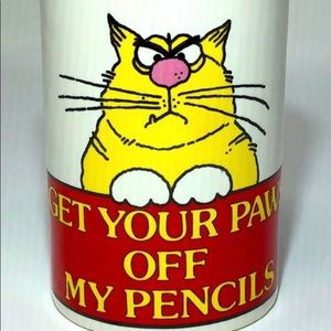 🐱 cat pencil ✏️ cup office desk pencil holder